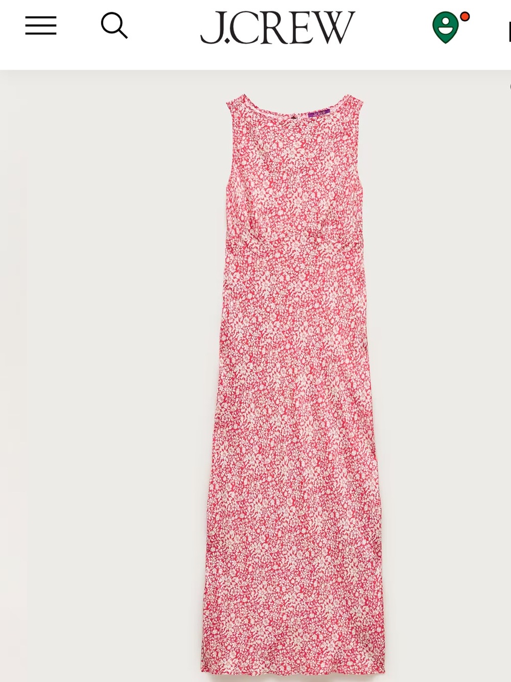 JCrew Bias-cut slip dress in Liberty Lizzy floral fabric SIZE 0 Liberty dress